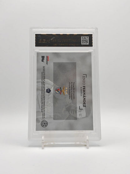 Enzo Fernández Benfica Topps Simplicidad Auto Purple 05/25 RC BEN 9 Auto 10, retro