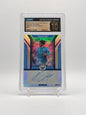 Jack Grealish Daka Manchester City Holocene Auto Silver 28/40 CGC Pristine 10, fronte