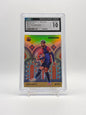Ronald Araújo Daka Barcellona Holocene Mosaic Tile Gold 01/05 CGC Gem Mint 10, fronte