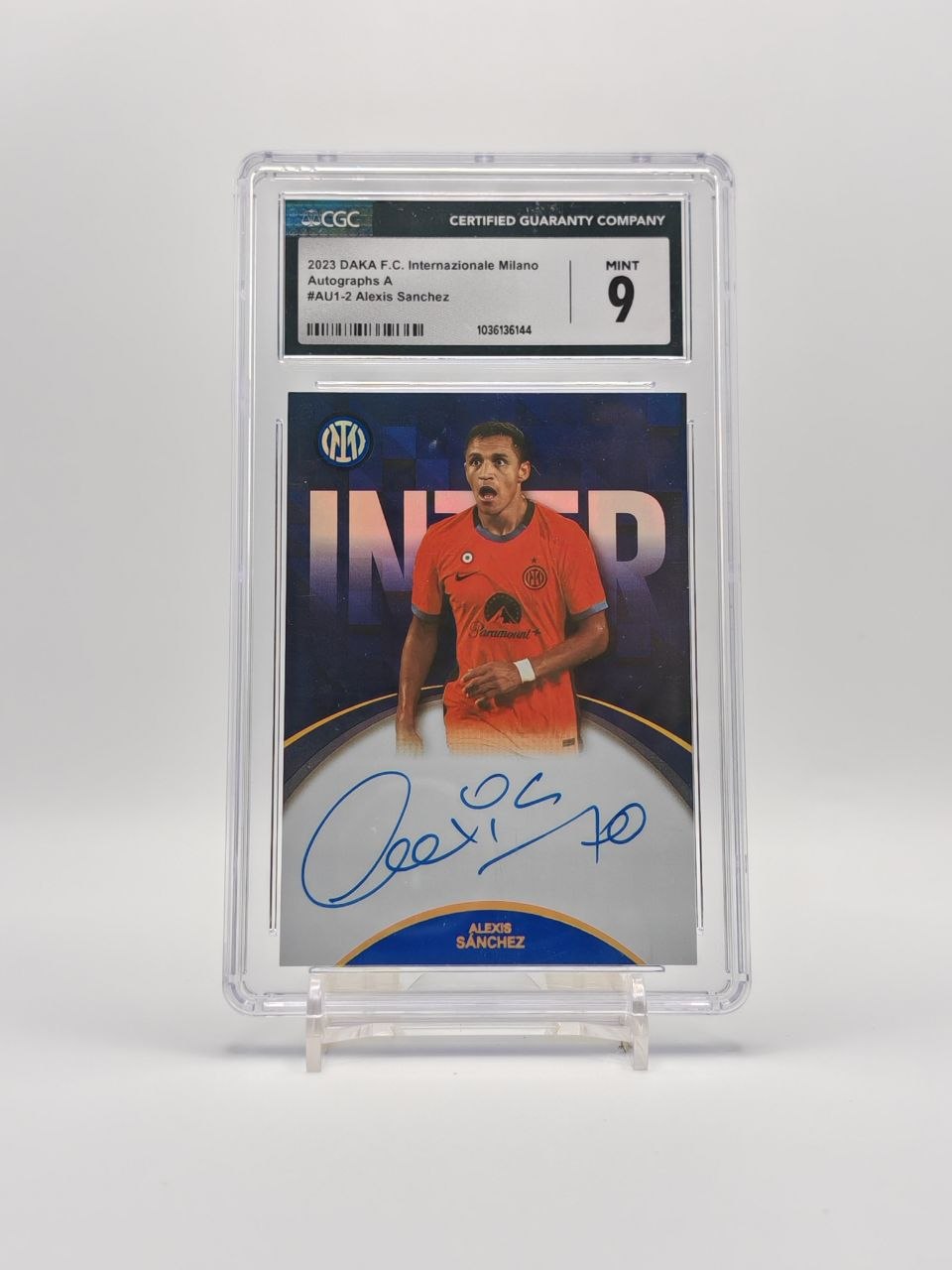 Alexis Sánchez Daka Inter Auto 05/79 CGC 9, fronte