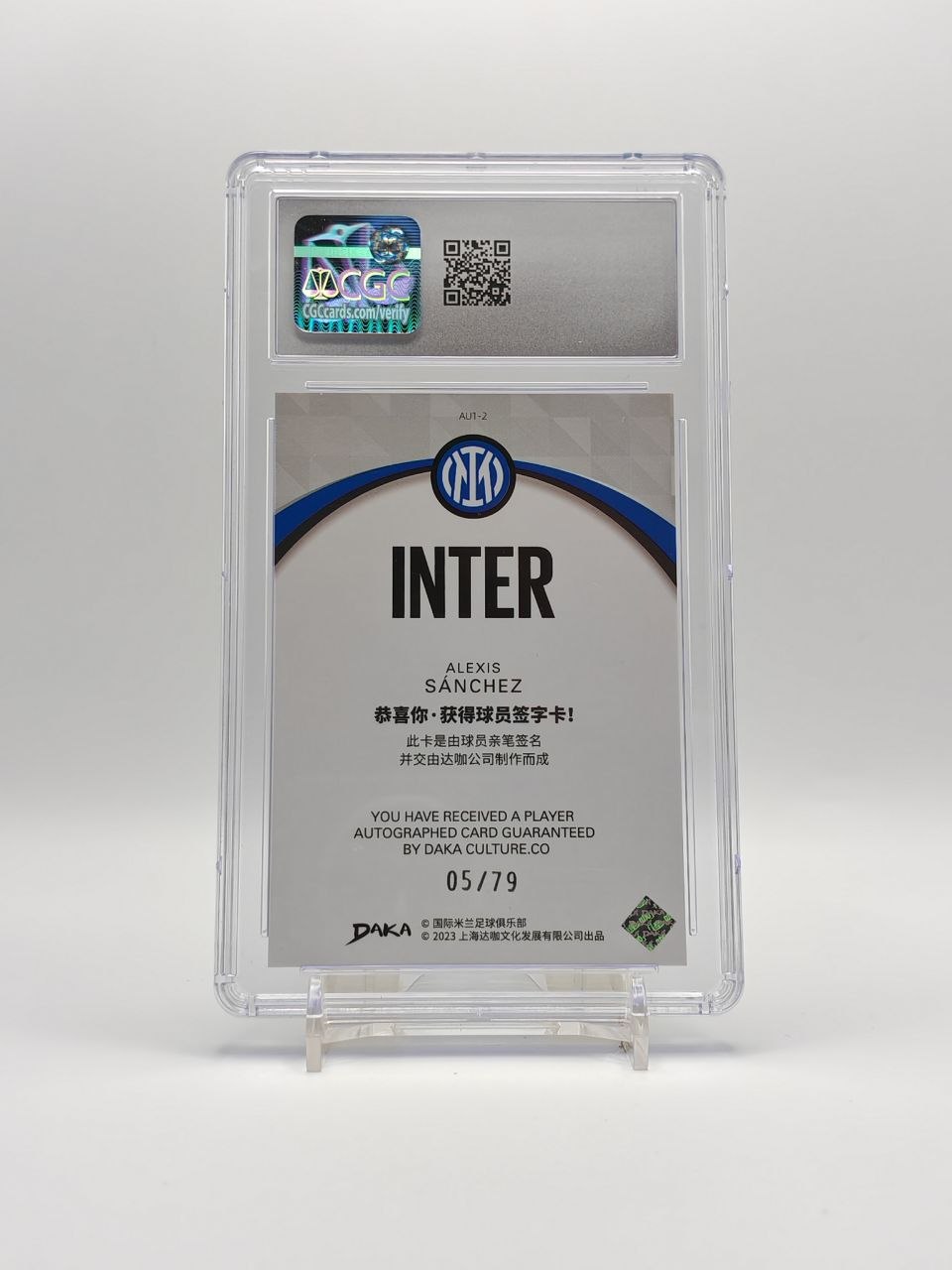 Alexis Sánchez Daka Inter Auto 05/79 CGC 9, retro