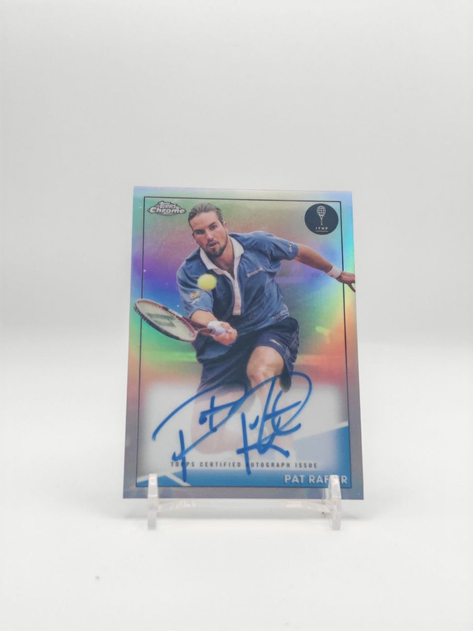 Pat Rafter Topps Chrome Auto 48/50 fronte