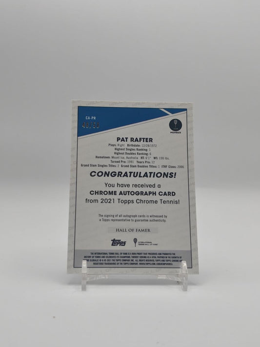 Pat Rafter Topps Chrome Auto 48/50 retro